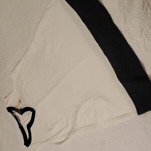 NY&C Women's Sleeveless Dress white/ Black Size Large